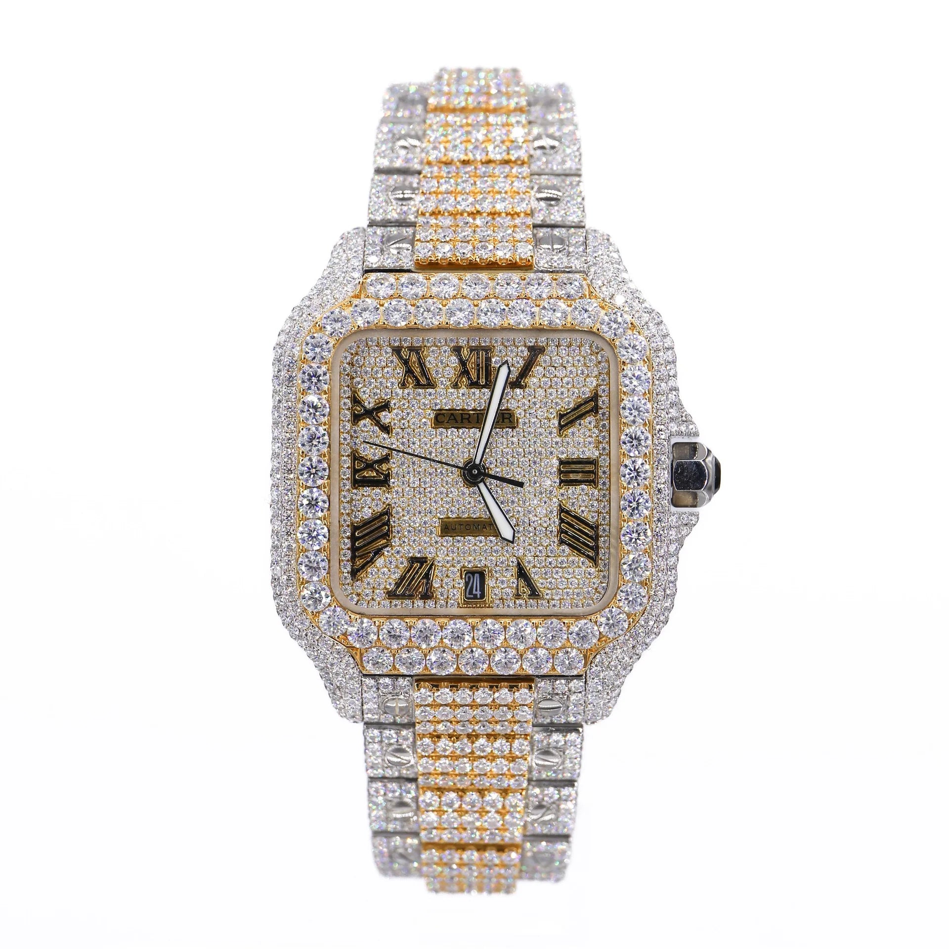 CS Two Tone 41MM Lab Diamond Watch 20CT
