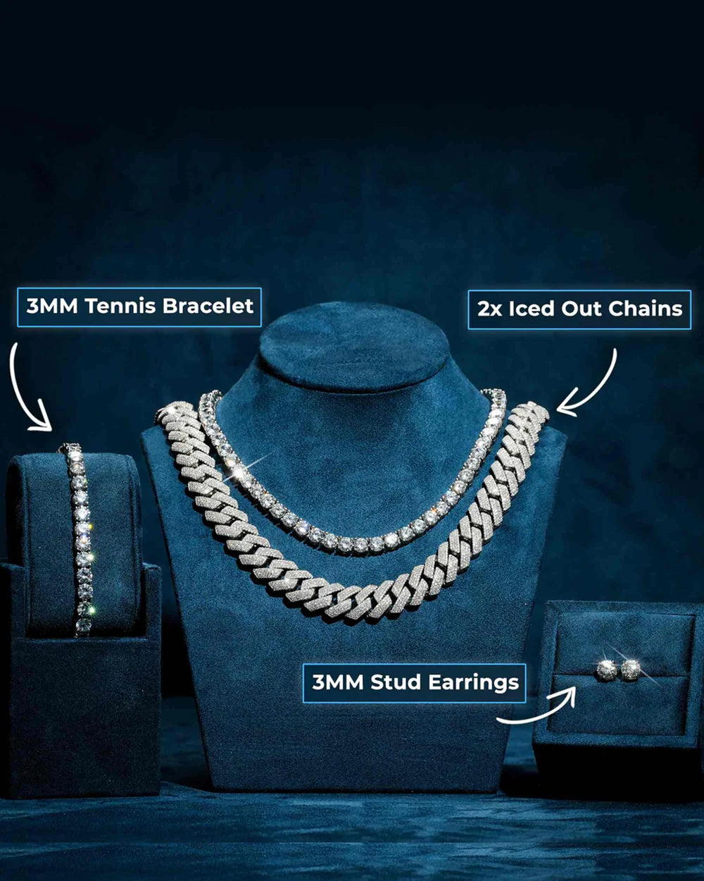 Lab Diamond Essentials Bundle 14K Gold
