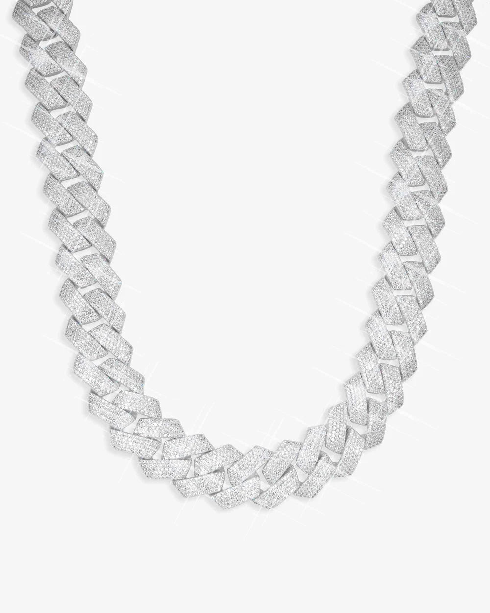 20MM VVS Cuban Link Chain and Bracelet Bundle 14K Gold Lab Diamonds